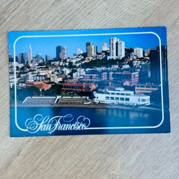 Other - 3 for 10: vintage San Francisco Skyline Postcard unposted